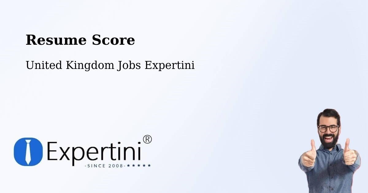 Resume Score & Job Description Match Tool – Kent - United Kingdom Jobs Expertini